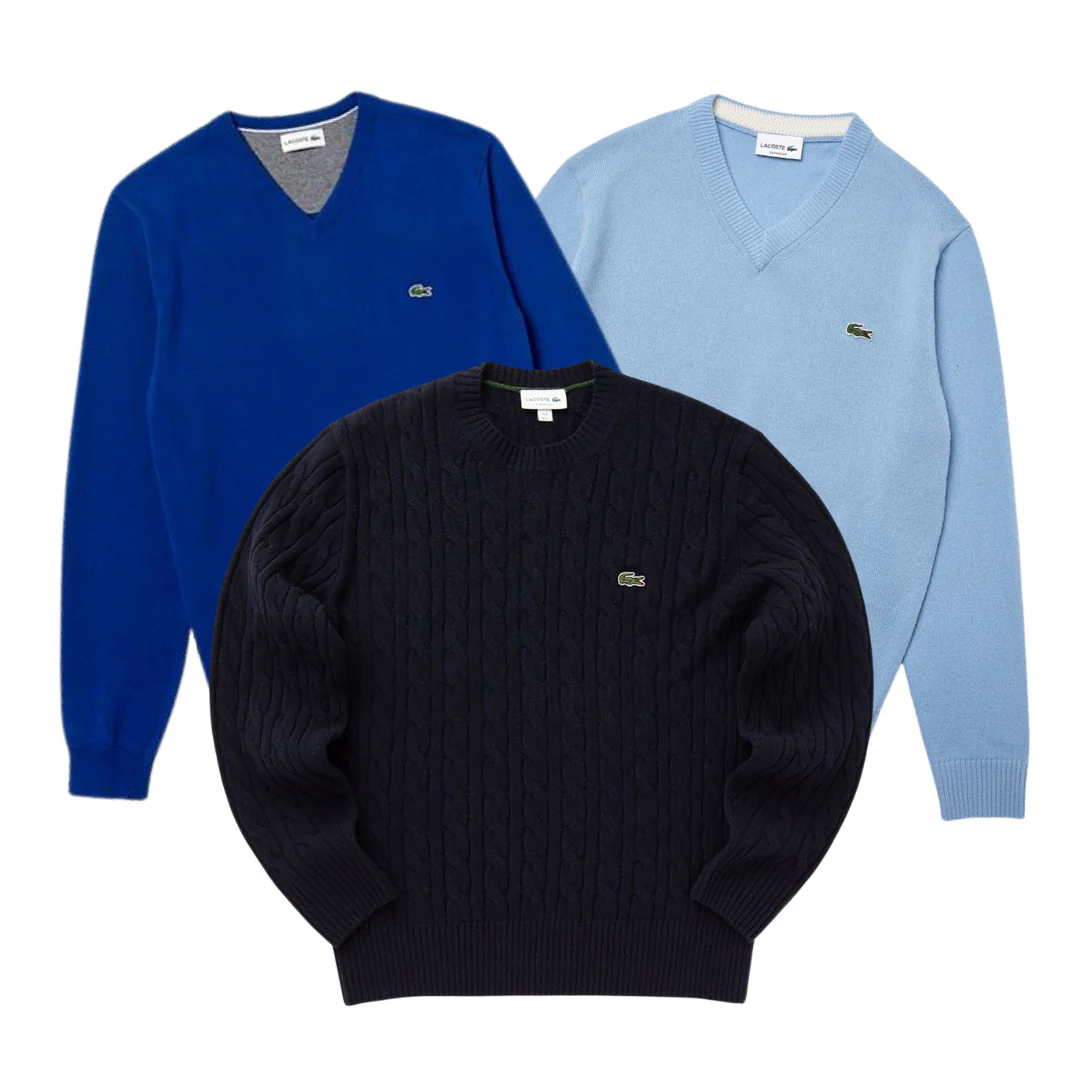 MAY DROP 50x Pièces Pull Lacoste Premium