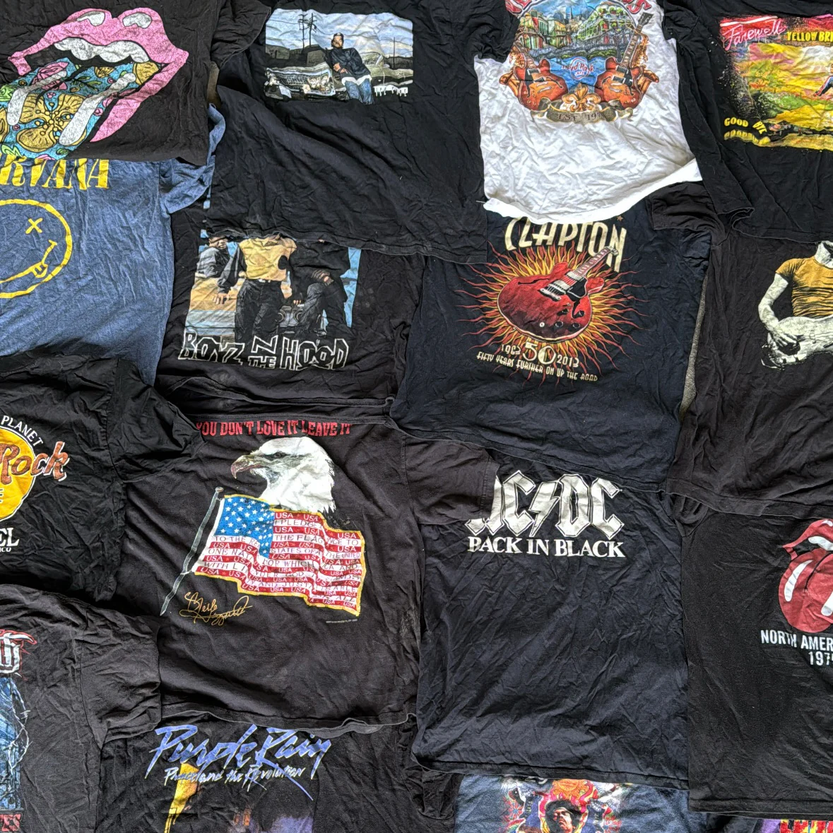 Mix 20kg Tee-shirts Music/Rock/Printed USA - Image 3