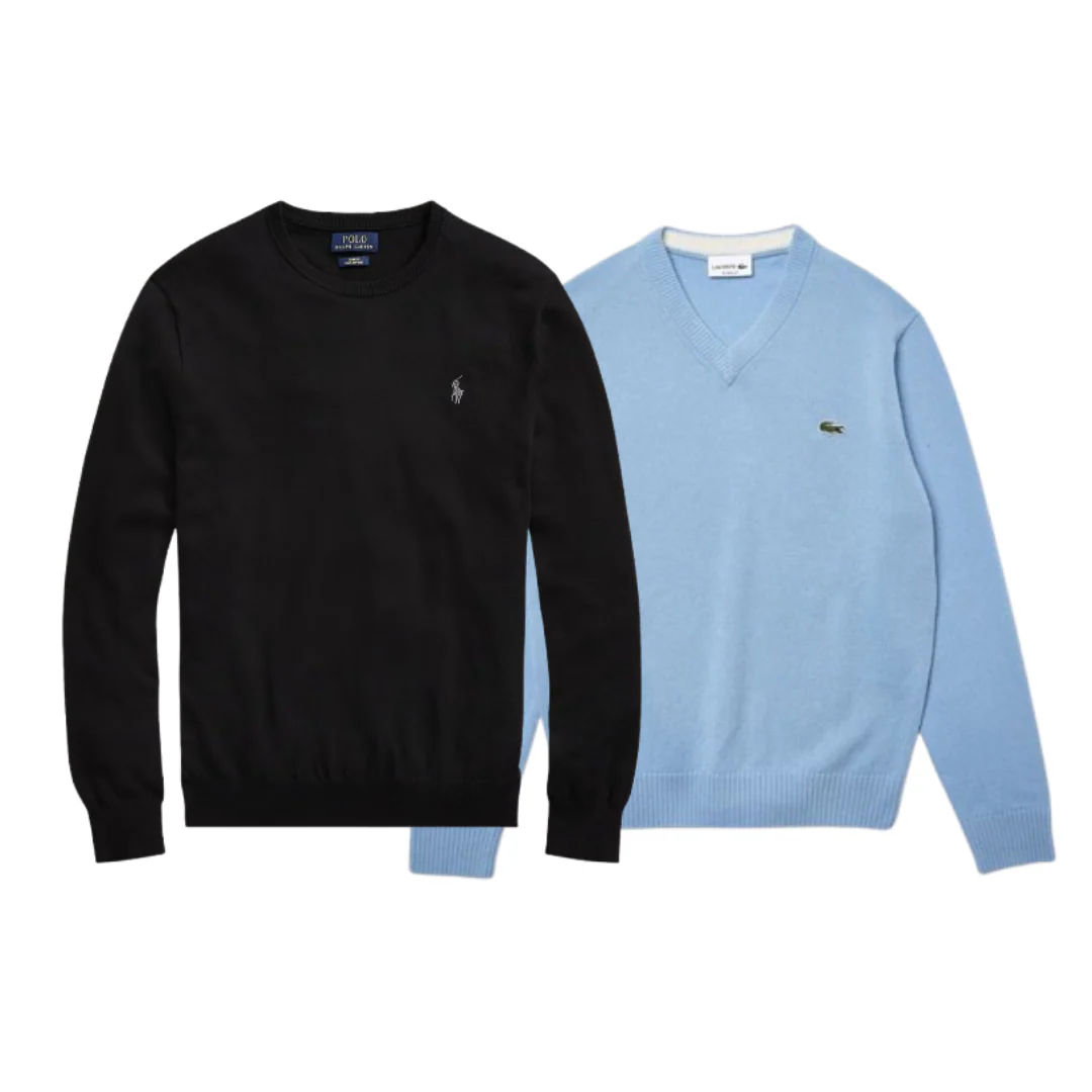 Mix 20x Pièces Pull Ralph Lauren/Lacoste Premium - Image 2